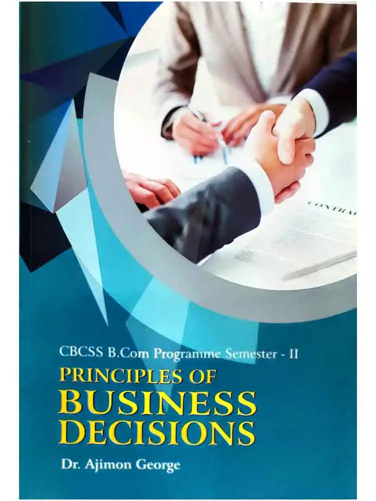 Principles of Business Decisions